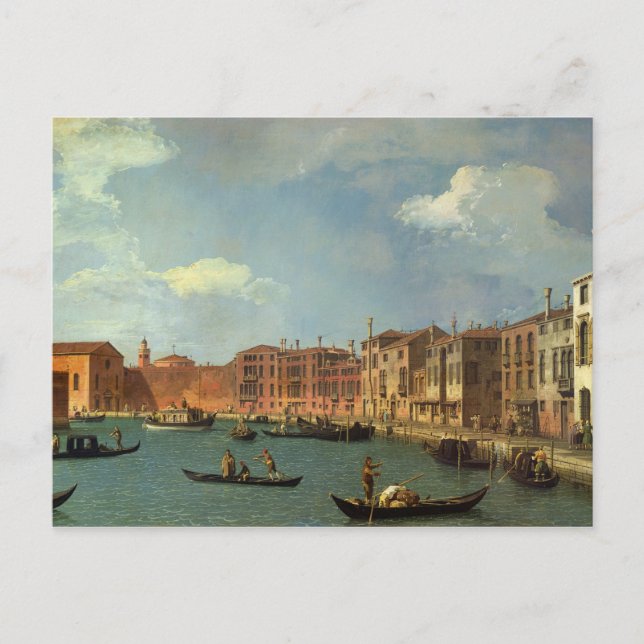 View of the Canal of Santa Chiara, Venice Holiday Postcard (Front)