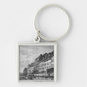 View of the Canebiere at Marseilles Key Ring