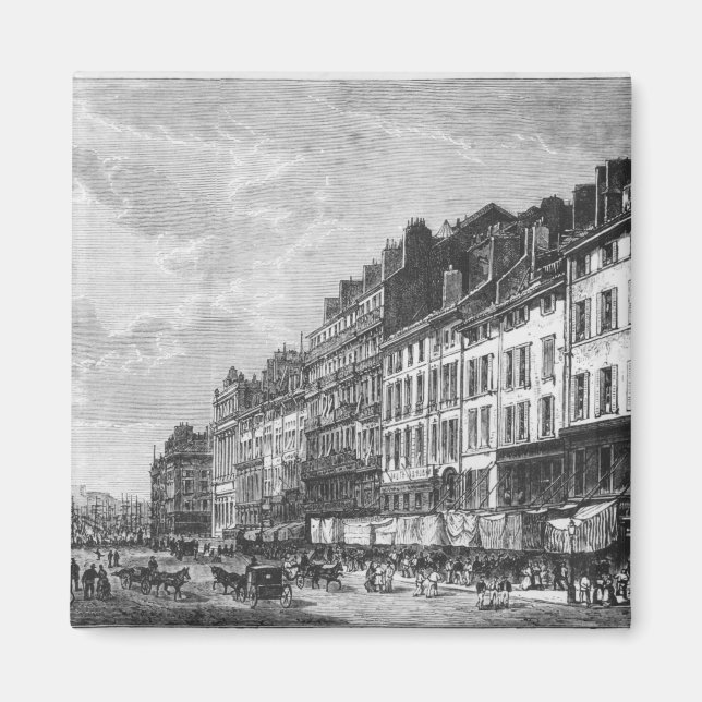 View of the Canebiere at Marseilles Magnet (Front)