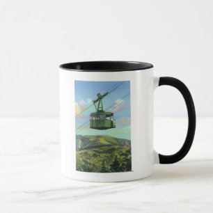 View of the Cannon Mt Tram Ascending Mug
