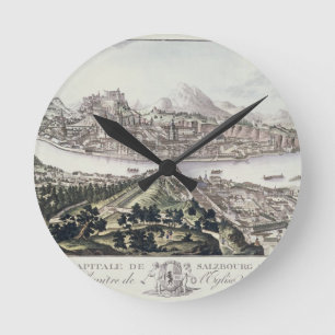 View of the Capital City and Fortress of Salzburg, Round Clock
