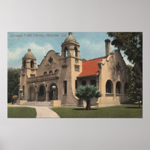 View of the Carnegie Public Library Poster