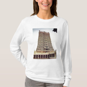 View of the carved exterior of the south gopuram T-Shirt