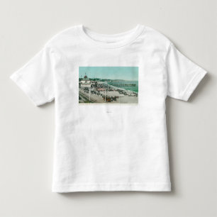 View of the Casino, Beach, and Pier Toddler T-Shirt
