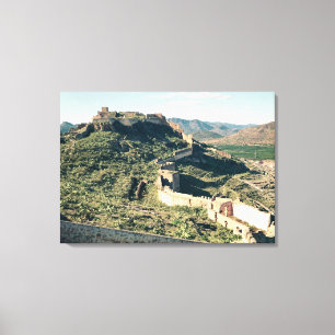 View of the castle, 8th-12th century canvas print