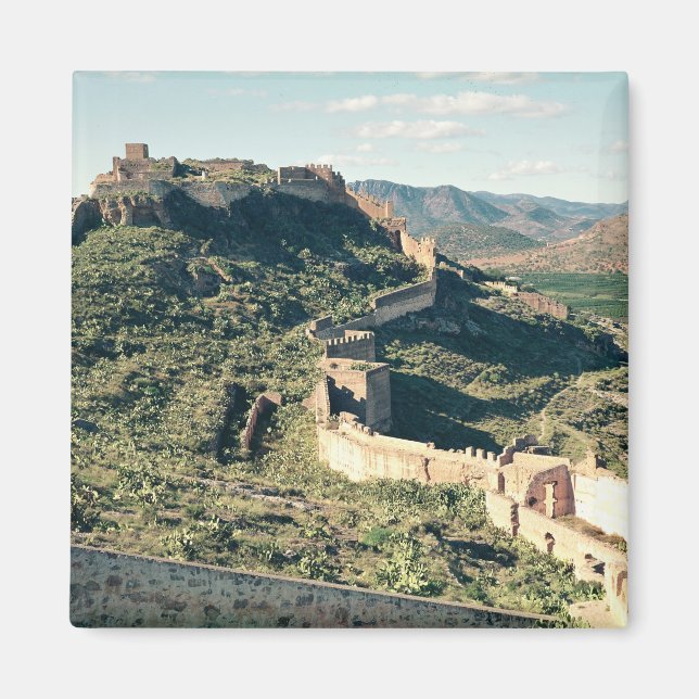 View of the castle, 8th-12th century magnet (Front)