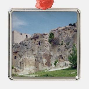 View of the castle metal tree decoration