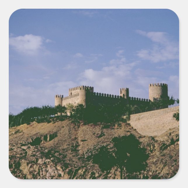 View of the castle square sticker (Front)