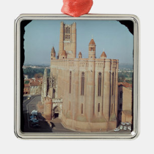 View of the Cathedral of Sainte-Cecile Metal Tree Decoration