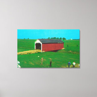 View of the Catlin Bridge Canvas Print