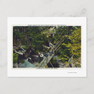 View of the Cave of Lost Souls Entrance Postcard