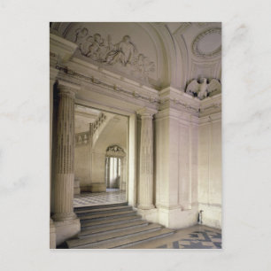 View of the central vestibule, built 1642-51 postcard