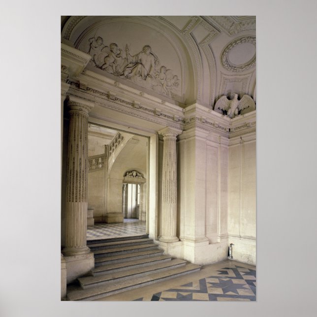 View of the central vestibule, built 1642-51 poster (Front)