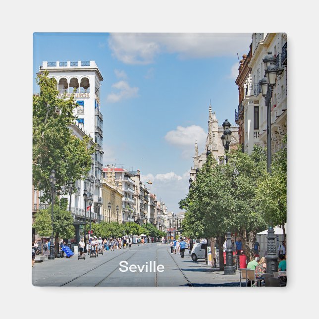 View of the centre of Seville Magnet (Front)