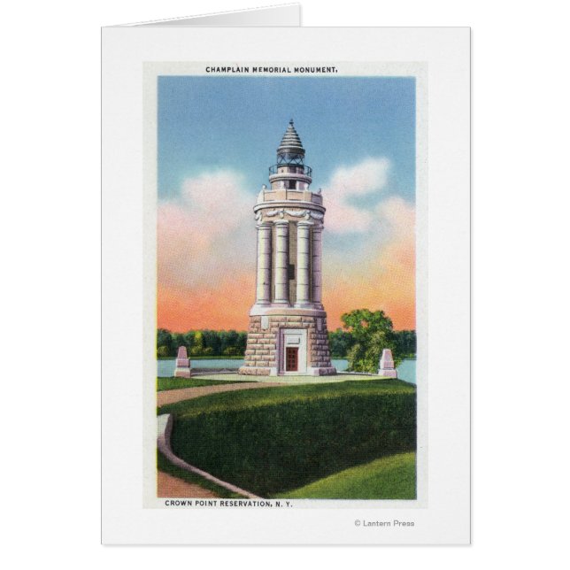 View of the Champlain Memorial Monument (Front)