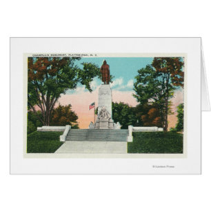 View of the Champlain Monument