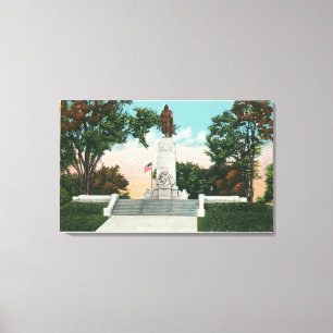 View of the Champlain Monument Canvas Print
