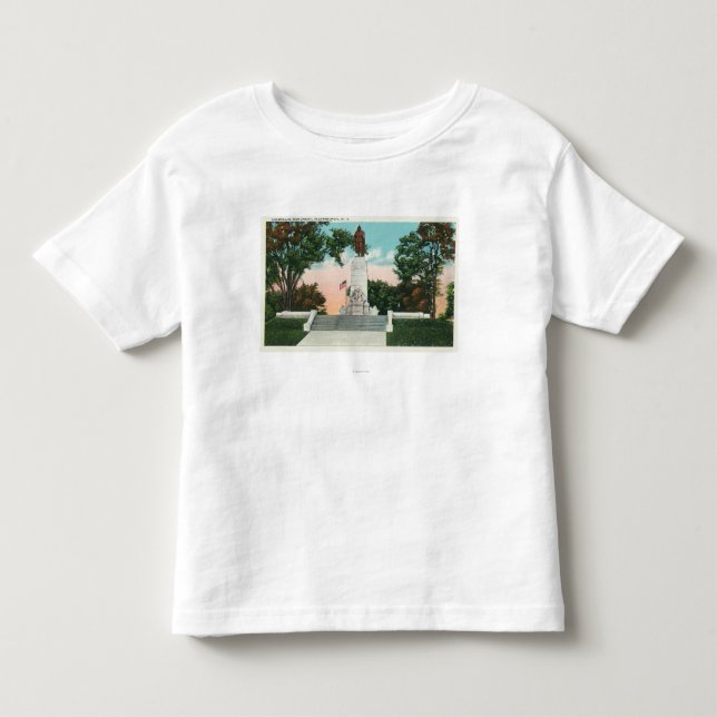 View of the Champlain Monument Toddler T-Shirt (Front)