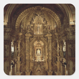 View of the chapel and High Altar Square Sticker