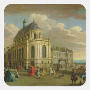 View of the Chapel of the Chateau de Square Sticker