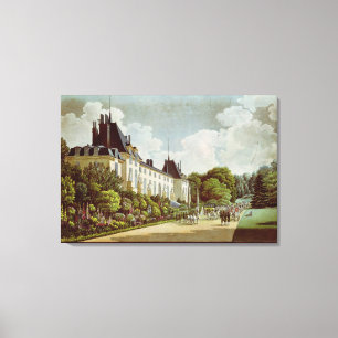 View of the Chateau de la Malmaison Canvas Print
