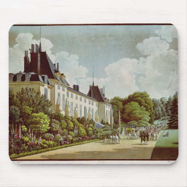 View of the Chateau de la Malmaison Mouse Mat (Front)