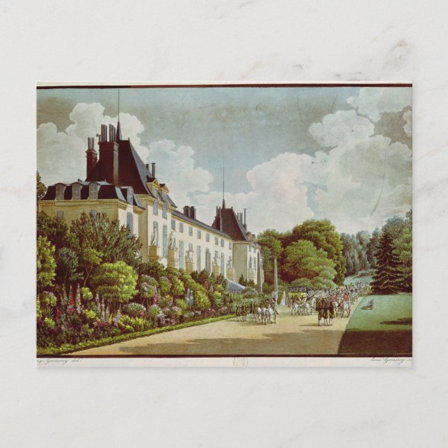 View of the Chateau de la Malmaison Postcard (Front)