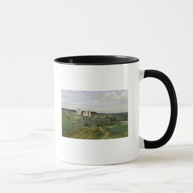 View of the Chateau de Pierrefonds, c.1840-45 Mug (Right)
