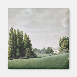 View of the Chateau near the Stone Bridge Magnet