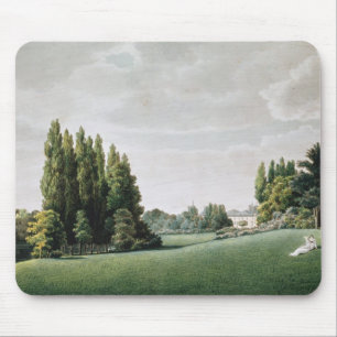 View of the Chateau near the Stone Bridge Mouse Mat