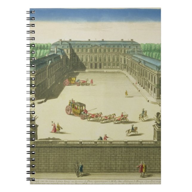 View of the Chateau of St. Cloud, engraved by Anto Notebook (Front)