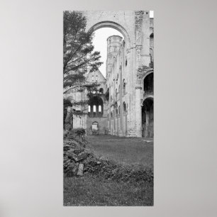 View of the church interior, c.1052-67 poster