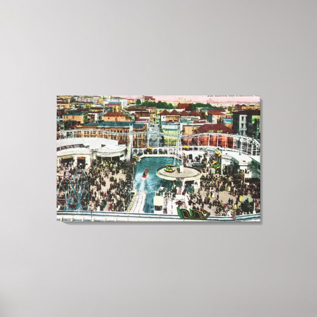 View of the Chutes from Above # 2 Canvas Print (Front)