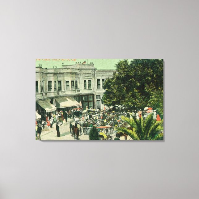 View of the CirclePalo Alto, CA Canvas Print (Front)