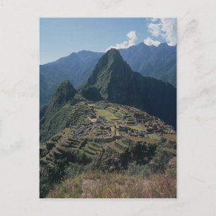 View of the citadel at Machu Picchu Postcard