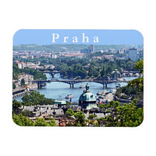 View of the city from Prague Castle. Magnet