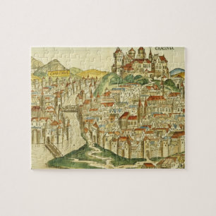 View of the city of Cracow (Kracow), from the Nure Jigsaw Puzzle