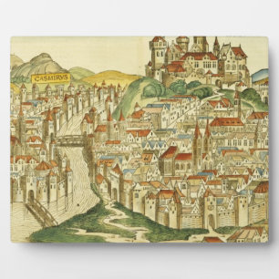 View of the city of Cracow (Kracow), from the Nure Plaque