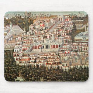 View of the city of Damascus Mouse Mat