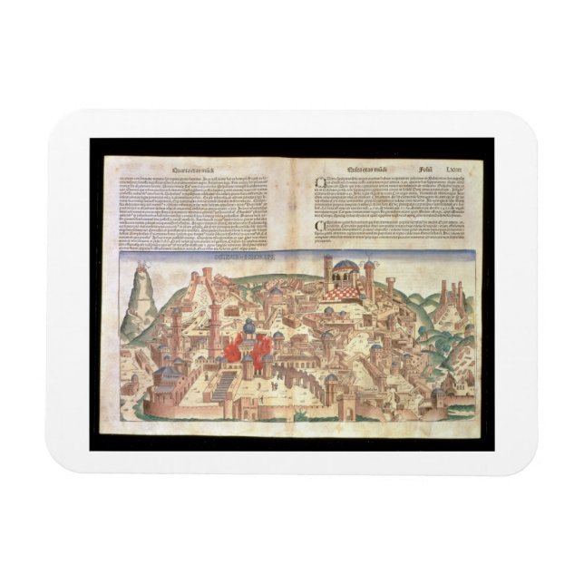 View of the city of Jerusalem, from the Nuremberg Magnet (Horizontal)