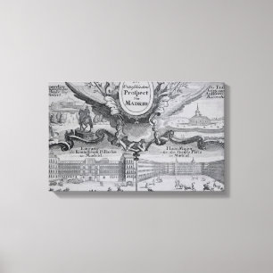 View of the city of Madrid Canvas Print