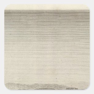 View of the City of Washington in 1800 Square Sticker