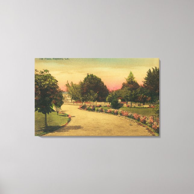 View of the City PlazaHayward, CA Canvas Print (Front)