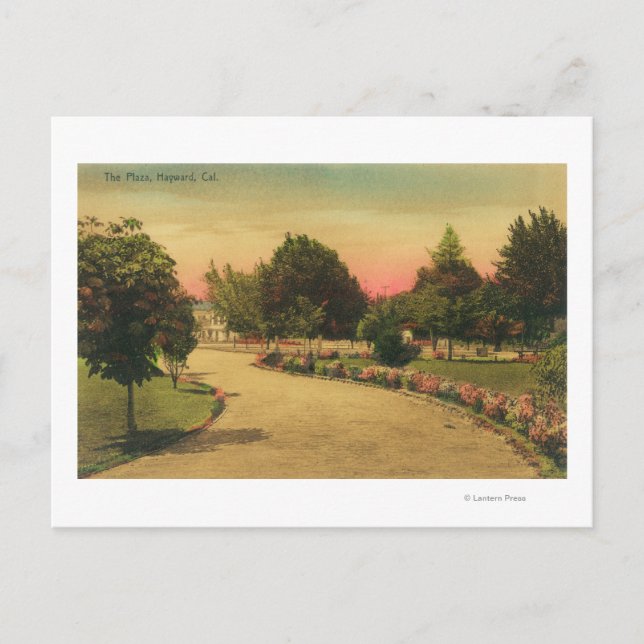 View of the City PlazaHayward, CA Postcard (Front)