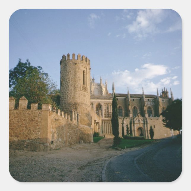 View of the city square sticker (Front)