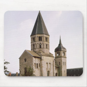 View of the Clocher de l'Eau Benite Mouse Mat