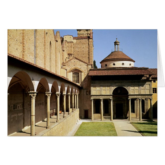 View of the cloisters and the Pazzi Chapel (Front Horizontal)
