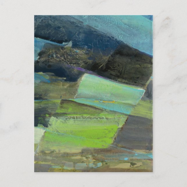 View of the Coast II | Abstract Print 2 Postcard (Front)