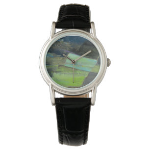 View of the Coast II   Abstract Print Watch