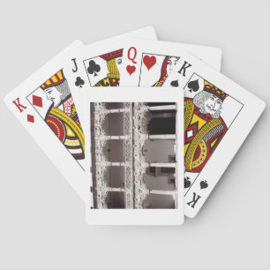 View of the courtyard gallery of 'The Infantado Pa Playing Cards